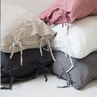 Ensemble de literie en lin français pur 100%, housse de couette en lin français pur, taille du client