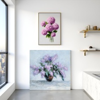 Tableaux Muraux en Toile Style Moderne, Fleurs et Paysages, Décoration Intérieure Populaire avec Socle, Art de Nature Morte