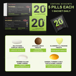Gold Coast Daily Nutrition Pack 20 + Suplemento mineral multivitamínico para hombres Mujeres embarazadas y recién nacidos fuera de los límites - Product Image 2