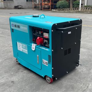 Groupe électrogène silencieux 5kW 8kW 10kW 12kW monophasé triphasé 50/60Hz portable avec roues JYDS6700ETS Générateur 50/60Hz - Product Image 1