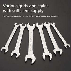 Biểu Tượng Tùy Chỉnh Chất Lượng Gương Đánh Bóng Hợp Kim Kết Hợp Sửa Chữa Mục Đích Kép Đôi Mở End Cờ Lê - Product Image 3