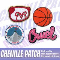 Nouveau Patch en Chenille Écologique Brodé en Feutre avec Lettres de l'Alphabet Américain pour Blouson Universitaire - À Coudre sur les Chapeaux