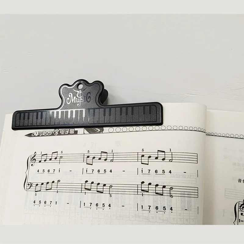 5 Stück Notenclip-Seitenhalter Musikbuch-Clip Musikseiten-Halter 
