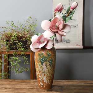 Hand Painted Vintage Floor Ceramic&porcelain <b>Vase</b>,Large Classic <b>Unique</b> <b>Vases</b>, Wedding Hotel Decorative Flower <b>Vase</b> - Product Image 2