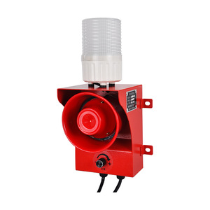 Alarme acousto-optique tout-en-un STSG-07 110V/24V, son et lumière à trois tons, avertisseur sonore électronique industriel, courant nominal 15A - Product Image 3