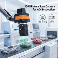 Kühlende 150MP IMX411 CXP Rolling-Shutter-Flächenkamera für hochpräzise Inspektion (analog)