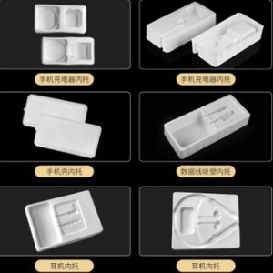 Bandeja interior blanca personalizada para mascotas de 80 mm para embalaje de electrónica 3C, bandeja de plástico moldeada por inyección con tapa - Product Image 4