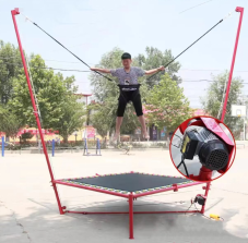 Vente flash, prix d'usine, trampoline à corde élastique pour enfants, lit de saut pliable, trampoline à ressorts, équipement de <span class=keywords><strong>fitness</strong></span> à corde élastique - Product Image 3