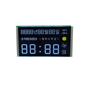 Fábrica personalizado tamanho <span class=keywords><strong>display</strong></span> <span class=keywords><strong>lcd</strong></span> <span class=keywords><strong>7</strong></span> segmento tipo VA com chave de toque para exibição domótica - Product Image 3