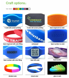 Bracelet intelligent en silicone avec logo personnalisé, sublimation, <span class=keywords><strong>code</strong></span> QR 13,56 MHz, tissu imperméable, réglable, RFID 125 kHz - Product Image 5