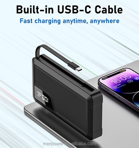 Xu hướng sản phẩm 2025 xách tay LED hiển thị ngân hàng điện 65 Wát PD cho máy tính xách tay và điện thoại di động sạc được xây dựng trong Loại-C Cáp - Product Image 5