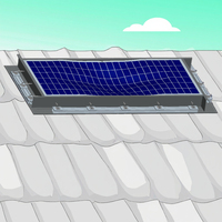 HPTV-08V testeur de panneau solaire sous vide équipement de test de charge mécanique statique et dynamique pour modules PV tension 220V garantie 1 an