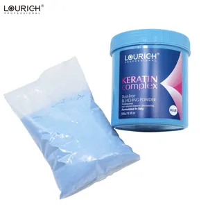 Lourich professionnel B grade poussière dree niveau 7 ~ 7.5 naturel inoffensif poudre de blanchiment des cheveux pour la teinture des cheveux