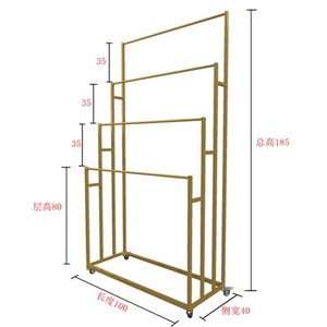 Dễ dàng di chuyển vải mẫu Kim Loại hiển thị đứng, rèm di động tầng thường Vụ Nhà dệt vải chăn triển lãm giá - Product Image 6