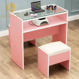 modern Nail set manicure and nail table