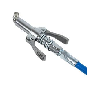 TGS High Quality 10000 <strong>PSI</strong> Grease Gun Coupler Hot Sale Double Handle Nozzle Oiling Coupler Hand Tool Essential - Product Image 2