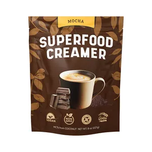 Krimer Non Dairy 25kg untuk kopi instan bubuk lemak bebas curah kopi rasa Mocha Mate Creamer bubuk