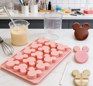 <span class=keywords><strong>Molde</strong></span> de Silicona de <span class=keywords><strong>Mickey</strong></span> <span class=keywords><strong>Mouse</strong></span> de 15 Cavidades para Chocolate, Dulces y Gomitas - Product Image 3