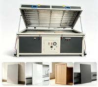 Machine de laminage sous vide automatique 1325 pour film PVC brillant et placage bois, presse à membrane à aspiration et éjection automatiques