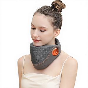 Cross-border Hot Compress Neck Brace Air Pressure Fixed <b>Head</b>-down Tilted Neck Cover Multi-mode Bluetooth App Control <b>Massager</b> - Product Image 1