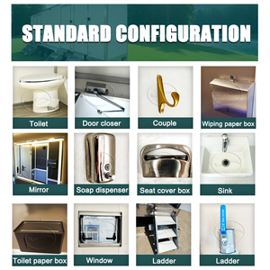 Remorque Sanitaire Mobile de Luxe Personnalisable avec Éviers et Toilettes pour la <span class=keywords><strong>Location</strong></span> d'Événements - Product Image 6