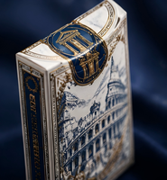 Cartes à jouer de poker personnalisées de luxe, très demandées, avec boîte embossée Joker et autocollant