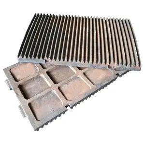 Высокое качество для Sandvik для метсо, запасные части для дробилок, Заводская подгонка, Mn18Cr2 Mn13Cr2, каменная Щековая пластина, литая Щековая пластина - Product Image 2