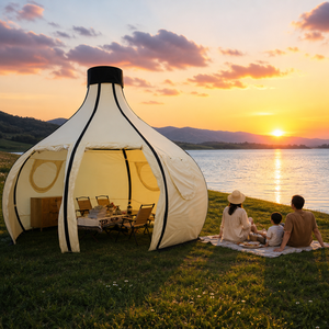 Carpa Domo Geodésica de Lujo para Glamping, Impermeable, Tipo Yurt, para Campamentos Familiares, Hoteles y Resorts, Resistente al Viento, Cabina para Eventos - Product Image 5