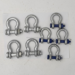 Bán buôn chúng tôi loại thép carbon cung còng 1/4 "đến 4" G2130 mạ kẽm Còng Tay H.D.G. Móc Xích Neo thả - Product Image 5