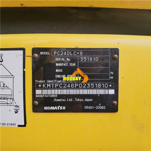 รถขุดใช้แล้ว Komatsu PC 240LC 24ตันเครื่องจักรมือสองของญี่ปุ่น PC240LC PC240-8 - Product Image 4