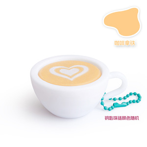 Cadeau promotionnel : Porte-clés anti-stress imprimé en 3D en forme de gâteau au chocolat à presser - Product Image 5