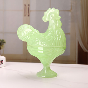 Barattolo in Vetro Satinato a Forma di Gallina FLVC, Moderno e Minimalista, Contenitore <span class=keywords><strong>per</strong></span> Caramelle, <span class=keywords><strong>Zucchero</strong></span> e Frutta Secca - Product Image 4