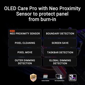 Monitor Gaming Curvo Ultraancho Rog Strix de 34 Pulgadas, OLED Mate, 240Hz, 0.03ms, Compatible con FreeSync y Gsync, 145% SRGB - Product Image 2