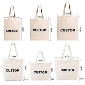 Custom Logo Size Printed Recycled Reusable Plain Cotton <b>Canvas</b> <b>Tote</b> University Bags - Product Image 5