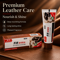 Crema para Limpiar Zapatos Negros, Estándar de Exportación Global, Tubo de 35g, Fácil de Limpiar, Unisex, Cumple con las Normas Internacionales de Seguridad Química