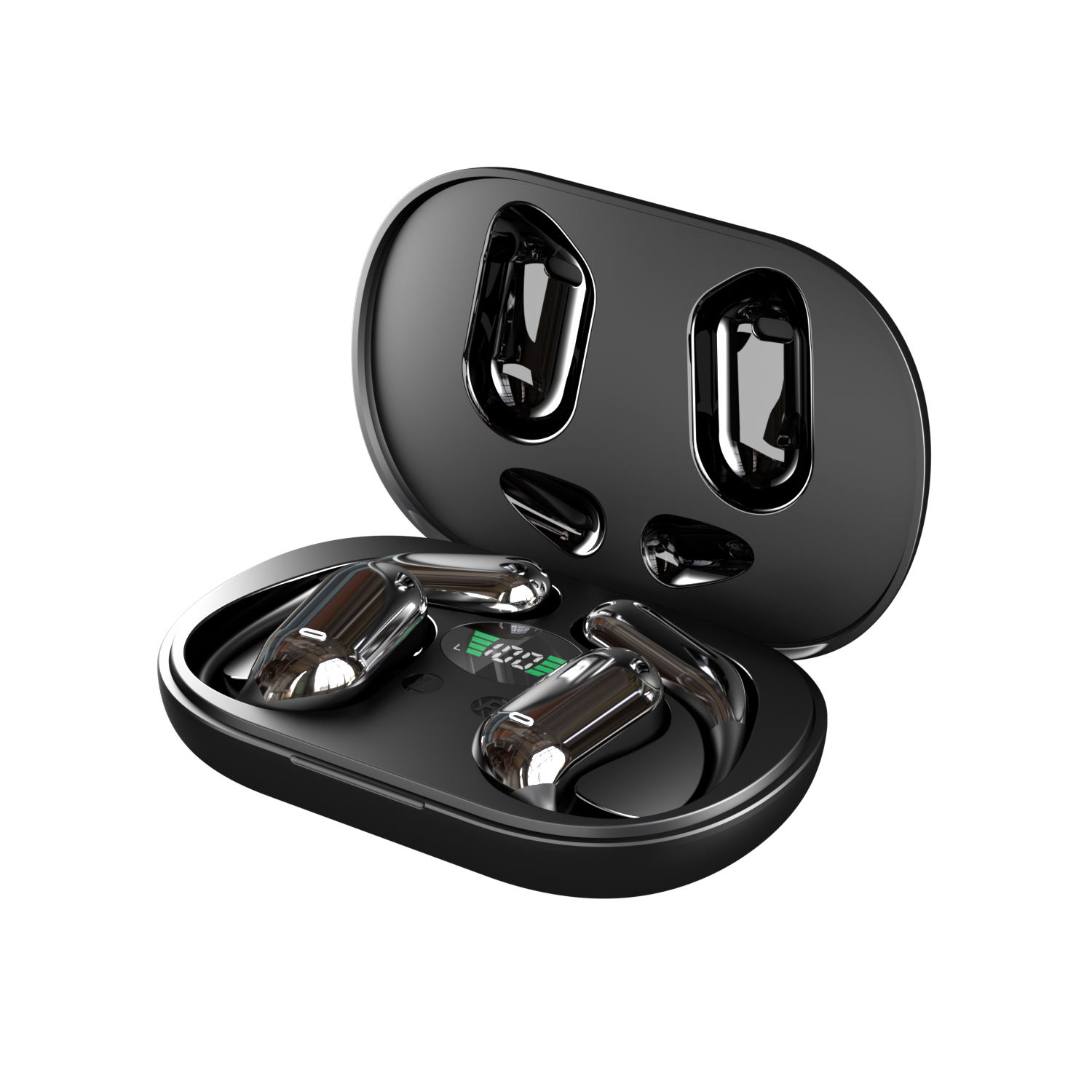 2024 Q16 Wireless Earphones BT 5.3 Mic Sports Stereo Ear Buds Waterproof Over-Ear Earbuds Business Headset Running Headphones