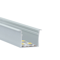 Profilé en aluminium 6063-T5 pour bandes LED, décorations, service de découpe LS-098