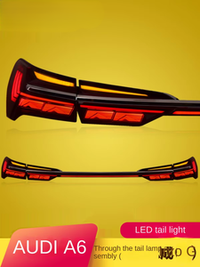 Dedicato al 19-24 per Audi A6L gruppo fanale posteriore modificato LED dinamico acqua corrente sterzo attraverso il gruppo fanale posteriore - Product Image 4