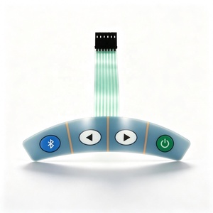 Teclado de Membrana Impermeable Personalizado OEM, Adhesivo para Pantalla con Impresión Serigráfica FDS 100 301, Interfaz PC-PET - Product Image 4