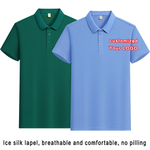 <span class=keywords><strong>Polo</strong></span> de Verano de Color Liso para Hombre y Mujer 180GSM Manga Corta Cuello de Solapa Camisetas Cortas Casuales Tallas Grandes hasta 6XL - Product Image 5