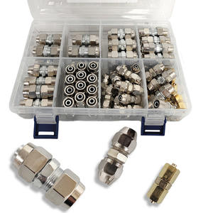 Raccords pneumatiques droits à déconnexion <span class=keywords><strong>rapide</strong></span> à une touche en fer pour pièces pneumatiques - Product Image 3