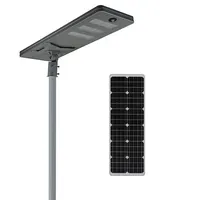 50 Вт отражатель с солнечной панелью все в одном Солнечный светодиодный уличный фонарь Солнечная энергия для заправочной станции
