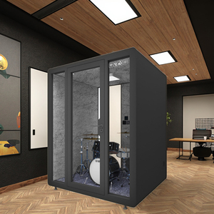 ที่มีคุณภาพสูงวัสดุก่อสร้างกล่องโทรศัพท์ทันสมัยกันเสียงผนัง MODULAR Office pods ที่อยู่ใกล้ฉัน - Product Image 1