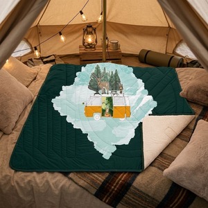 Manta de Sherpa de Poliéster Personalizada, Cálida, para Exteriores, Estadios, Campamentos, Deportes y Senderismo - Product Image 1