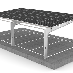 Sistema de Montaje Solar para Cochera Moderna de Alta Calidad GL con Marco Fotovoltaico, Diseño Personalizado, Carga de Viento de 60 m/s y Carga de Nieve de 3 kN/m - Product Image 1