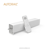 AUTORAIL Riel de Cortina Curvo Automático y Carril de Cortina Curvo con Motor Silencioso