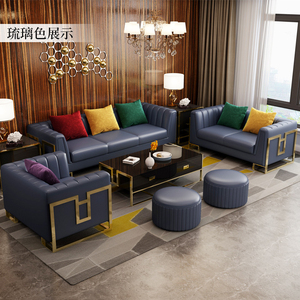 Sofá<span class=keywords><strong>s</strong></span> modernos para sala de estar, sofá de lujo, salones seccionales, sofá Chesterfield de cuero genuino, conjunto para el hogar, oficina, muebles de Hotel - Product Image 3