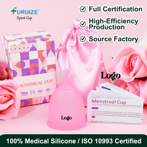 Coupe menstruelle médicale réutilisable en silicone Furuize pour femmes, coupe menstruelle, hygiène féminine, stérilisateurs <span class=keywords><strong>de</strong></span> coupes menstruelles, marque privée - Product Image 3