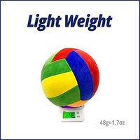 Ballon de volley-ball pour adultes OEM 7,9 pouces, lavable, sûr, avec revêtement en PVC souple, tuyau de gonflage, pour exercices et divertissements en intérieur et en extérieur