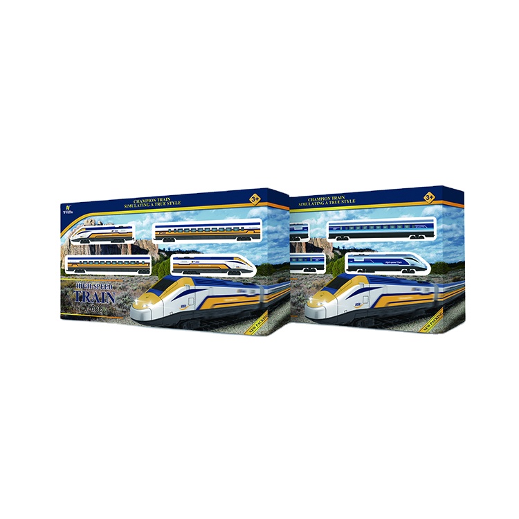 Новый продукт, Детский Электрический Железнодорожный автомобиль, игрушечный поезд, игровой набор, пластиковый дорожный гоночный трек, игрушки для детей, подарки